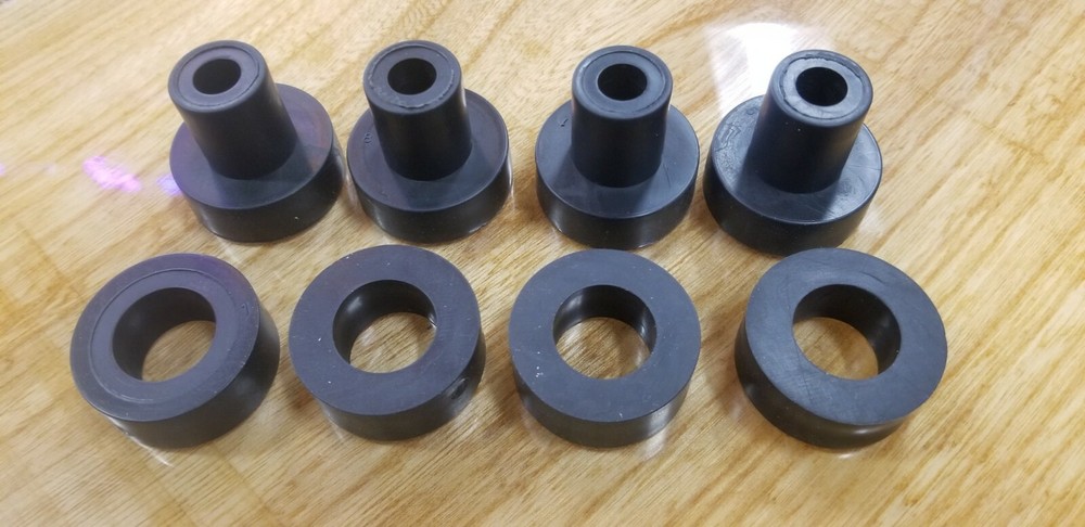 Peterbilt Exhaust Polyurethane Bushings stack 4 piece set Poly trux tp-2010 new