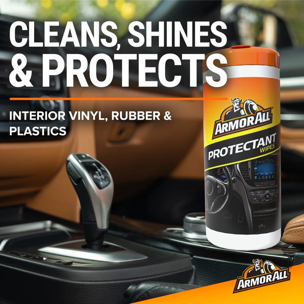 Armor All Car Interior Protectant Wipes, 30 Count