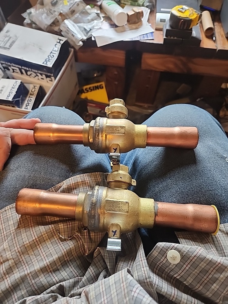 Lot Of 2 KeepRite Refrigeration Valves 118bvt 700 Psi 1 1/8"