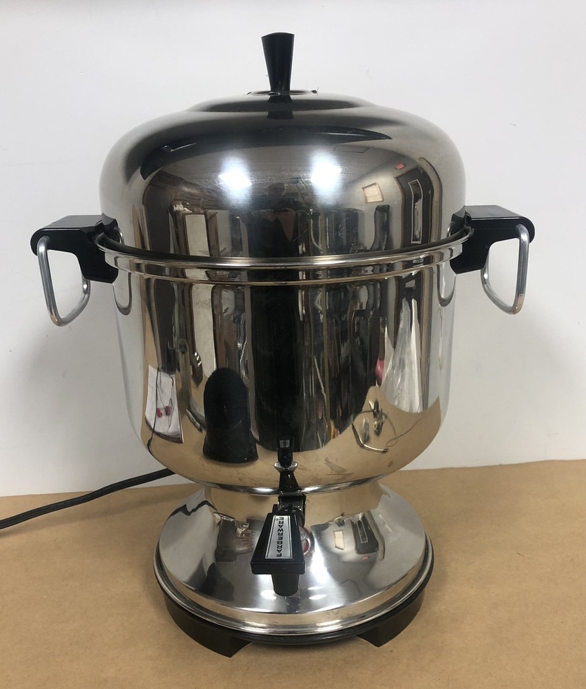 Farberware "SUPERFAST" Automatic Stainless Steel Coffee URN Percolator 36 cup