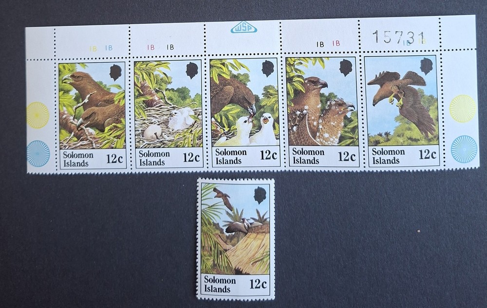 SOLOMON ISLANDS 1982 - UHM - "SANDFORD'S SEA EAGLE" COMPLETE SET