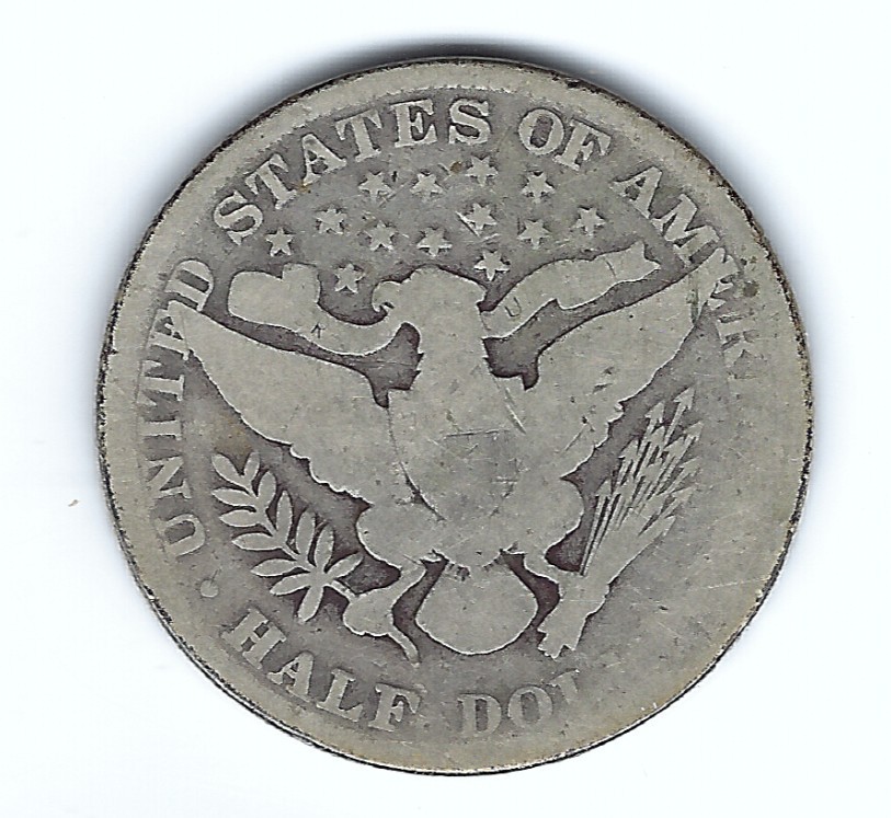 1892 BARBER HALF DOLLAR