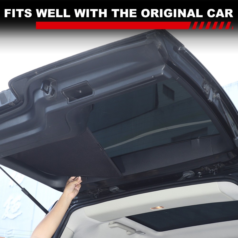 Trunk Tailgate & Side Window Sunshade Black Mesh Visor For Discovery4 2010-2016