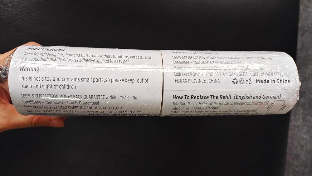 𝙇𝙞𝙣𝙩 𝙍𝙤𝙡𝙡𝙚𝙧𝙨 720 Sheets Lint Roller Value Pack, Works White, Black US