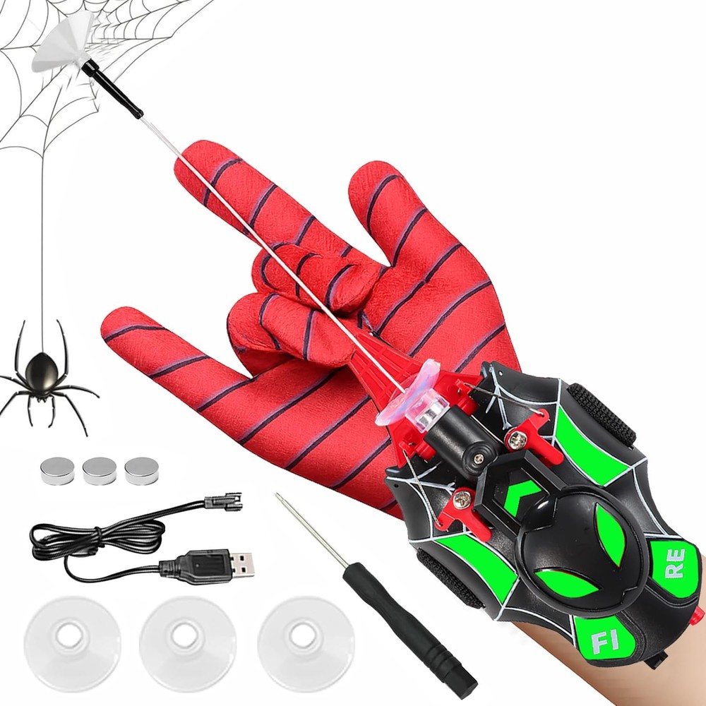 M MITLINK Web Launcher Spider String Shooter Toy, Web Shooters Cool Gadgets Reel