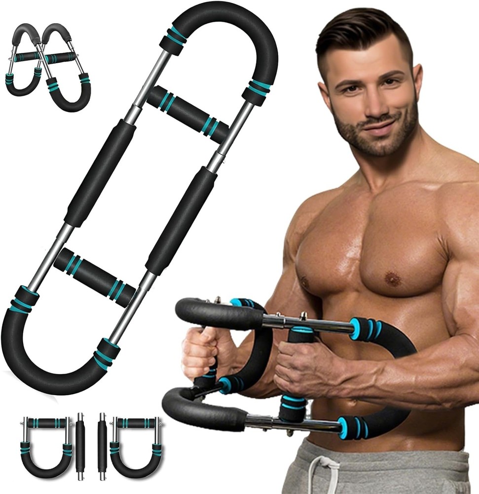 Twister Arm Trainer, Chest Workout Equipment, Three-Level Adjustable Forearm ...