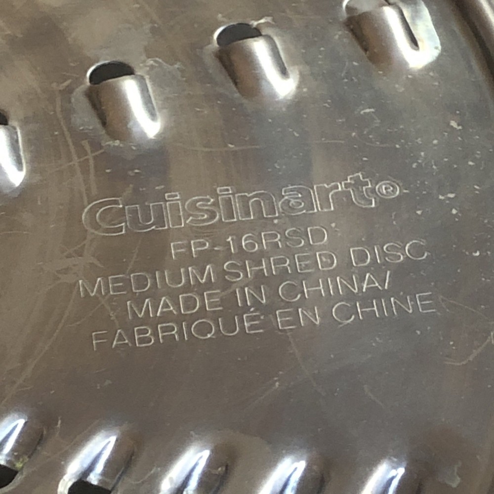 Cuisinart FP-16RSD Medium Shred Disc Elite FP-16DC Food Processor Replacement