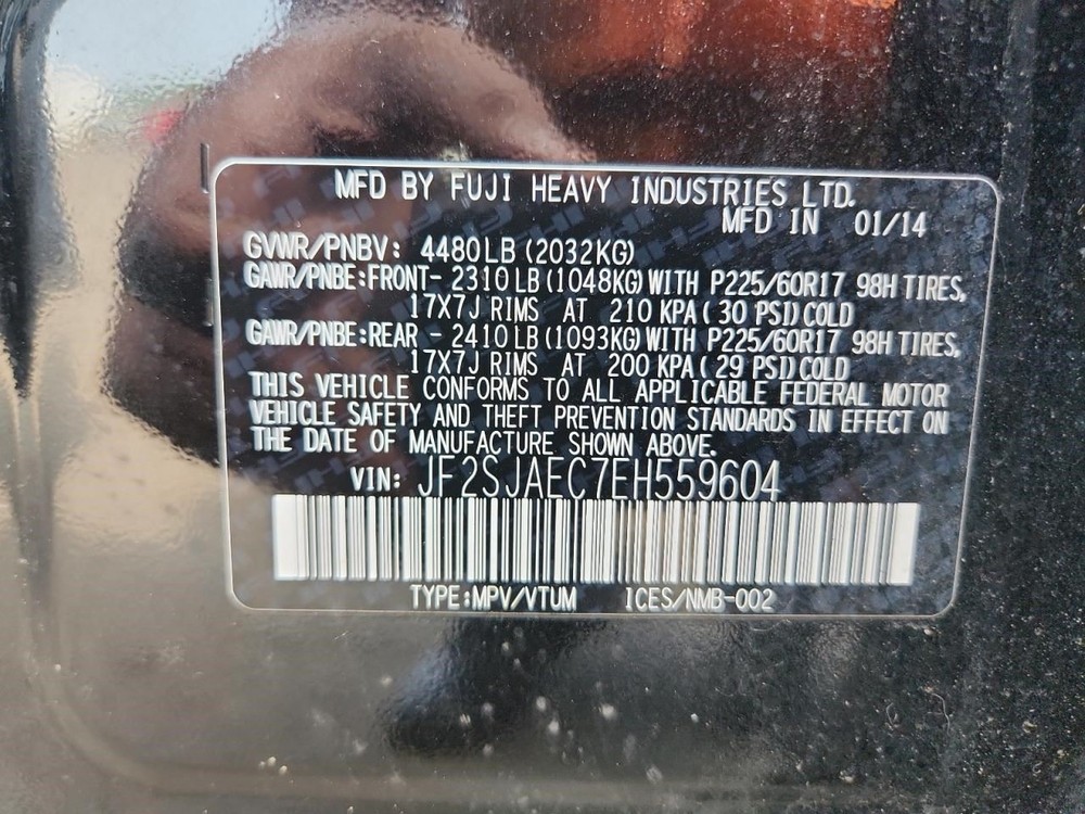 2014 FORESTER Door Lock Actuator OEM