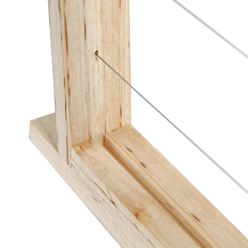 4pcs Wooden Bee Hive Frame Bee Honeycomb Foundation Framework Beekeeping Frame