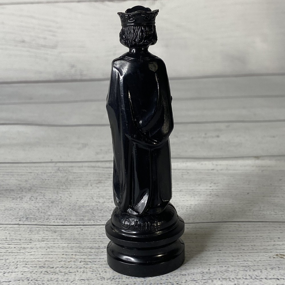 Vintage Anri E.S. Lowe Renaissance BLACK BISHOP Chessman Piece