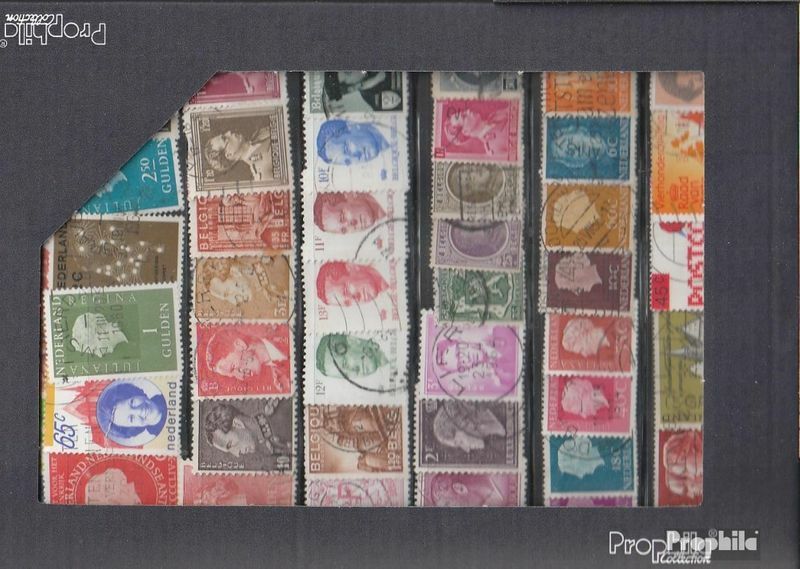 Western Europe 100 different stamps