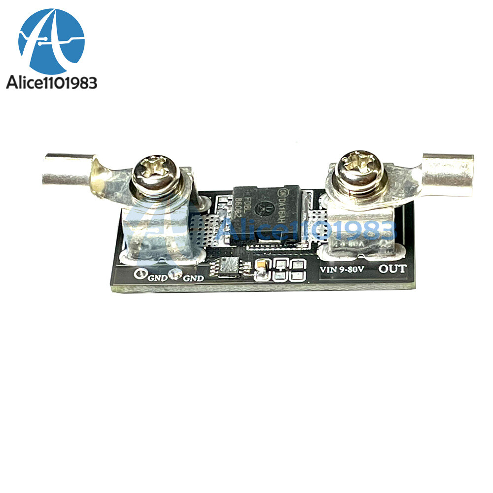 1-10PC 50A Ideal Diode Controller Solar/Battery Backflow 9-80V Protection Module