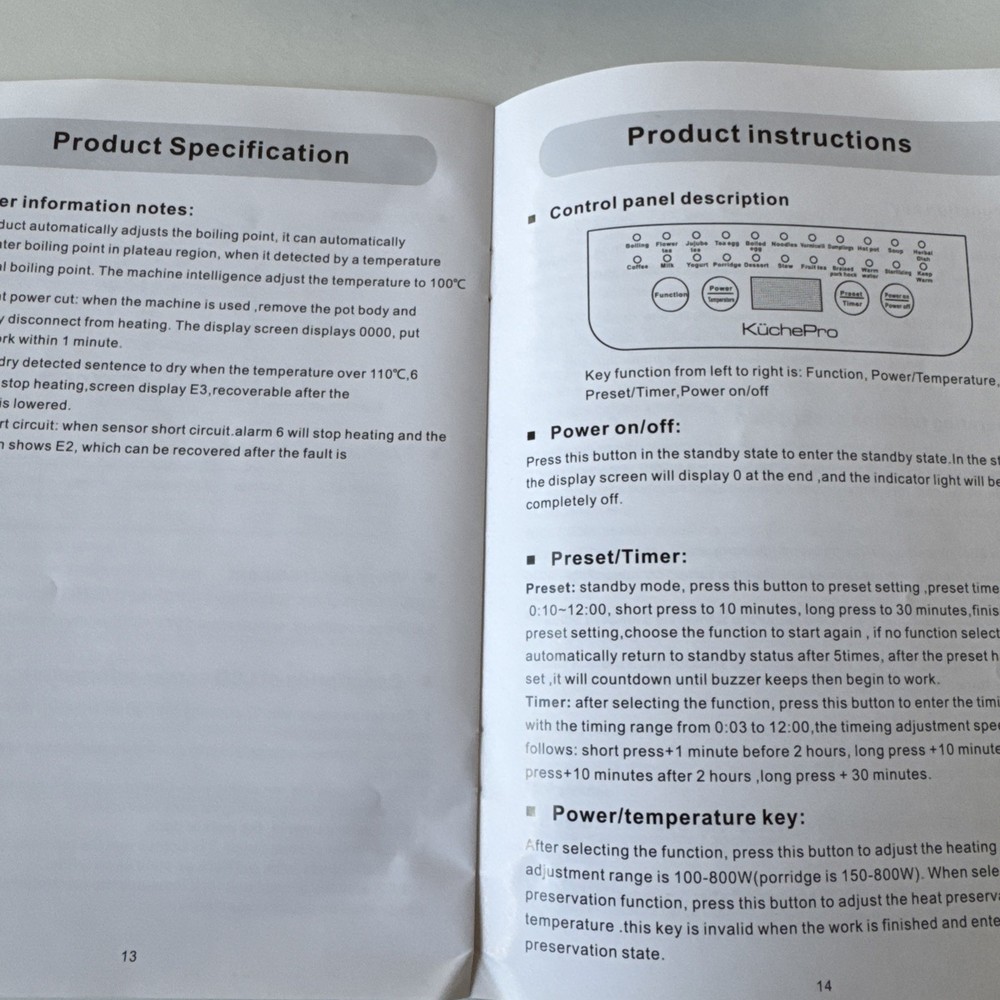 KuchePro Multi Function Kettle - NEW