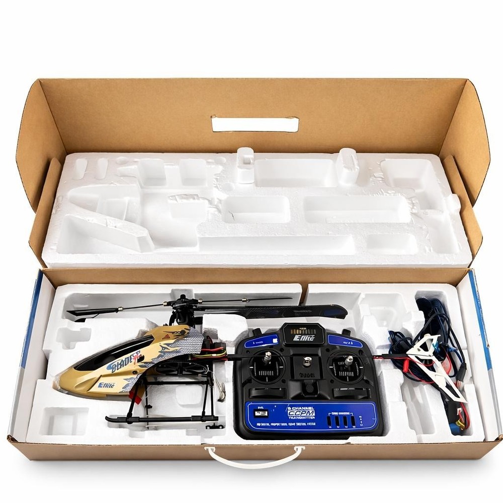 Blade CP Pro RC Helicopter Set 6 Channel Transmitter, Charger & Extras