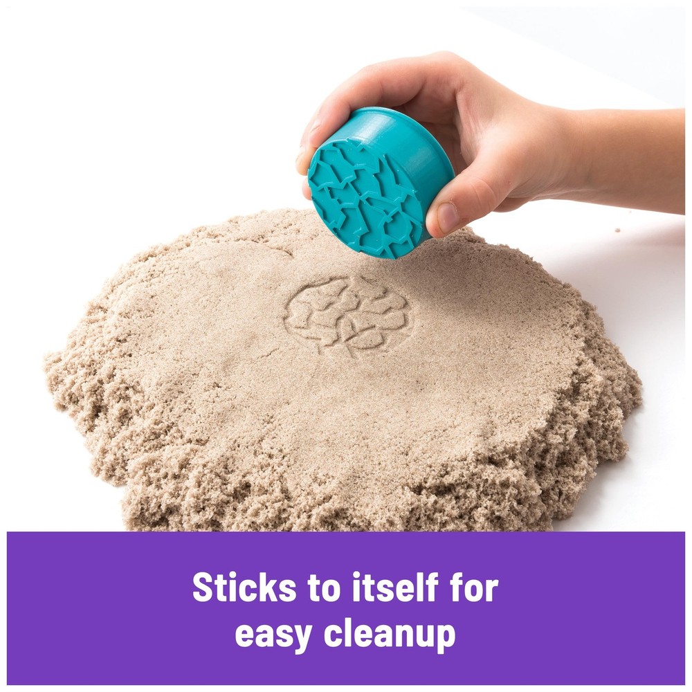 , Folding Sand Box with 2lbs Play Sand, 7 Molds & Tools, Storage Case, Sensor...