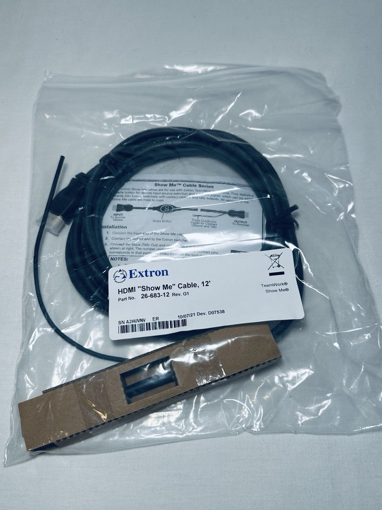 Full KIT! Extron Cable cubby Includes TWO Power Modules & Share Button HDMI's