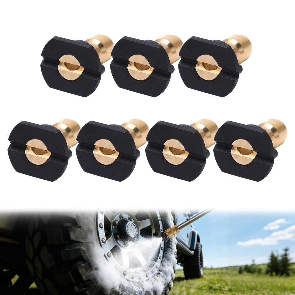 Pressure Washer Tips 7-Pack, 1/4" Quick Connect Power Washer Soap Nozzles, 65...