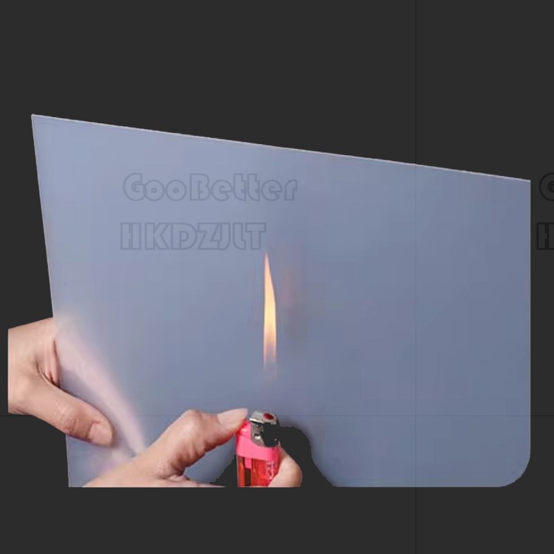 Frosted Translucent PVC Plastic Sheet Thin Clear 0.3mm - 2mm Thick Plastic Panel