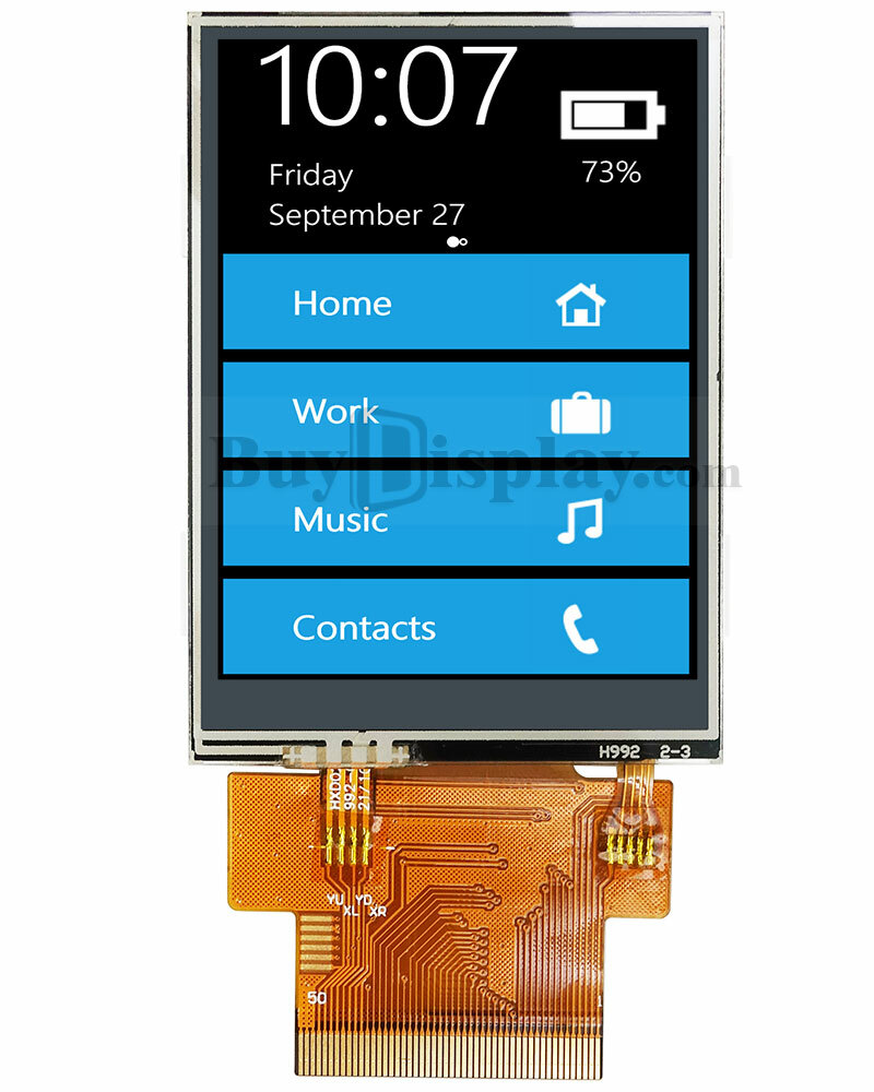 Color 2.4" inch TFT LCD Module Display 240x320,Serial SPI w/Touch Panel,Tutorial