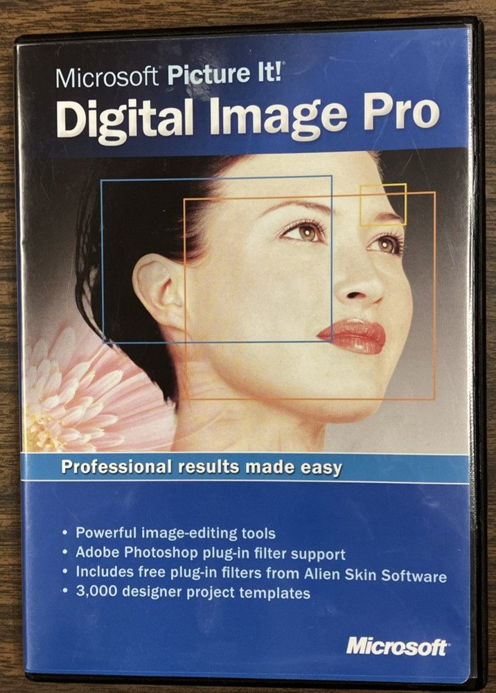 Microsoft Picture It! Digital Image Pro Version 7.0 - 2 CD Set - Photo Editing