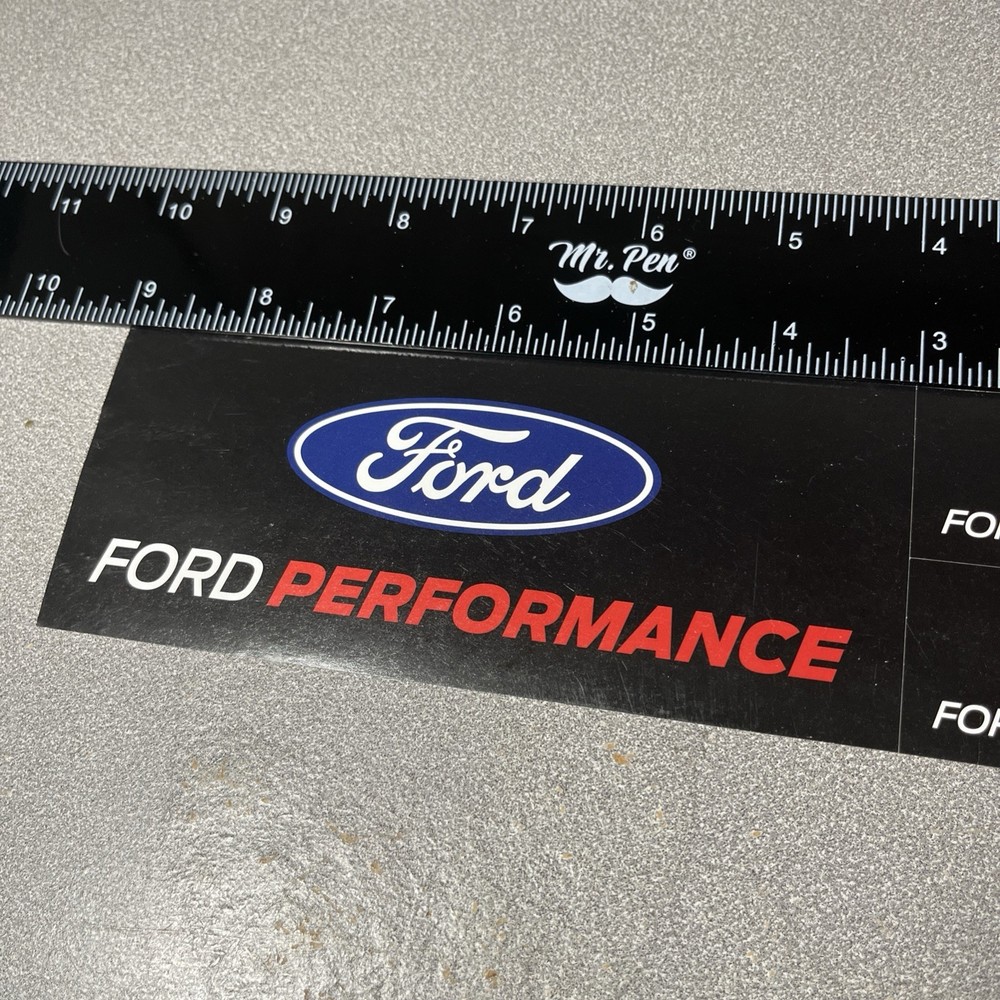 Ford Performance Racing Decal Sticker Sheet (3 Stickers Per Sheet)