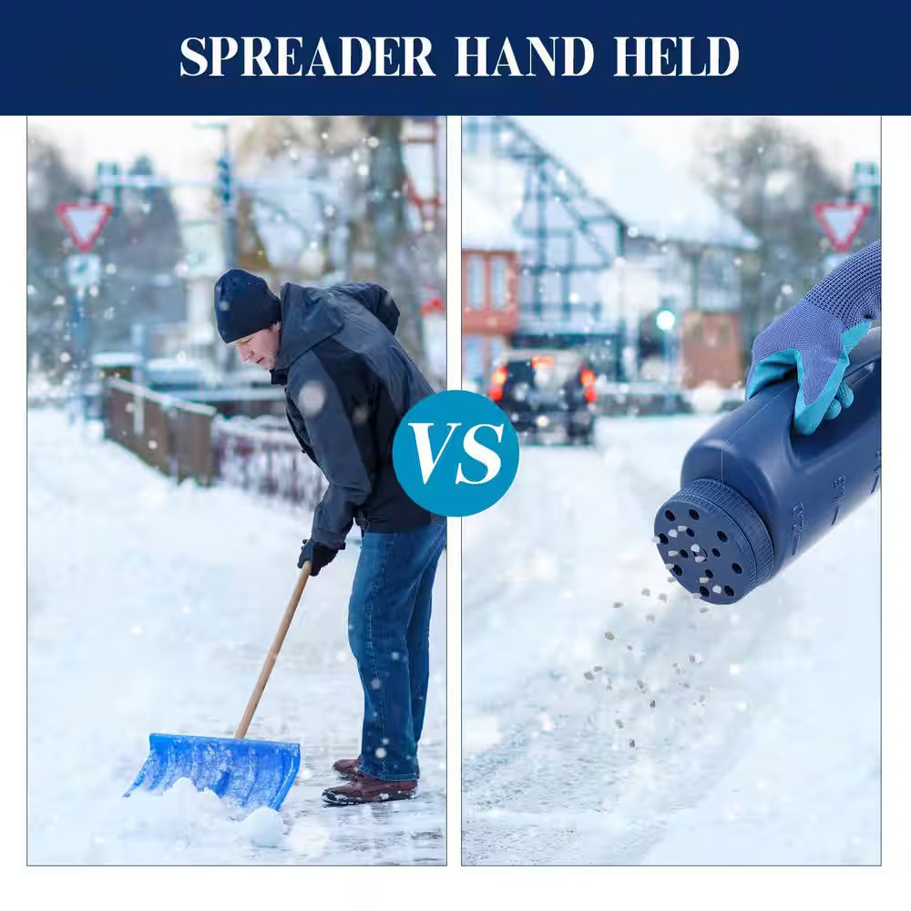 4.19 Lb. Plastic Handheld Spreader for Seed Spreader Multiple Adjustable Opening