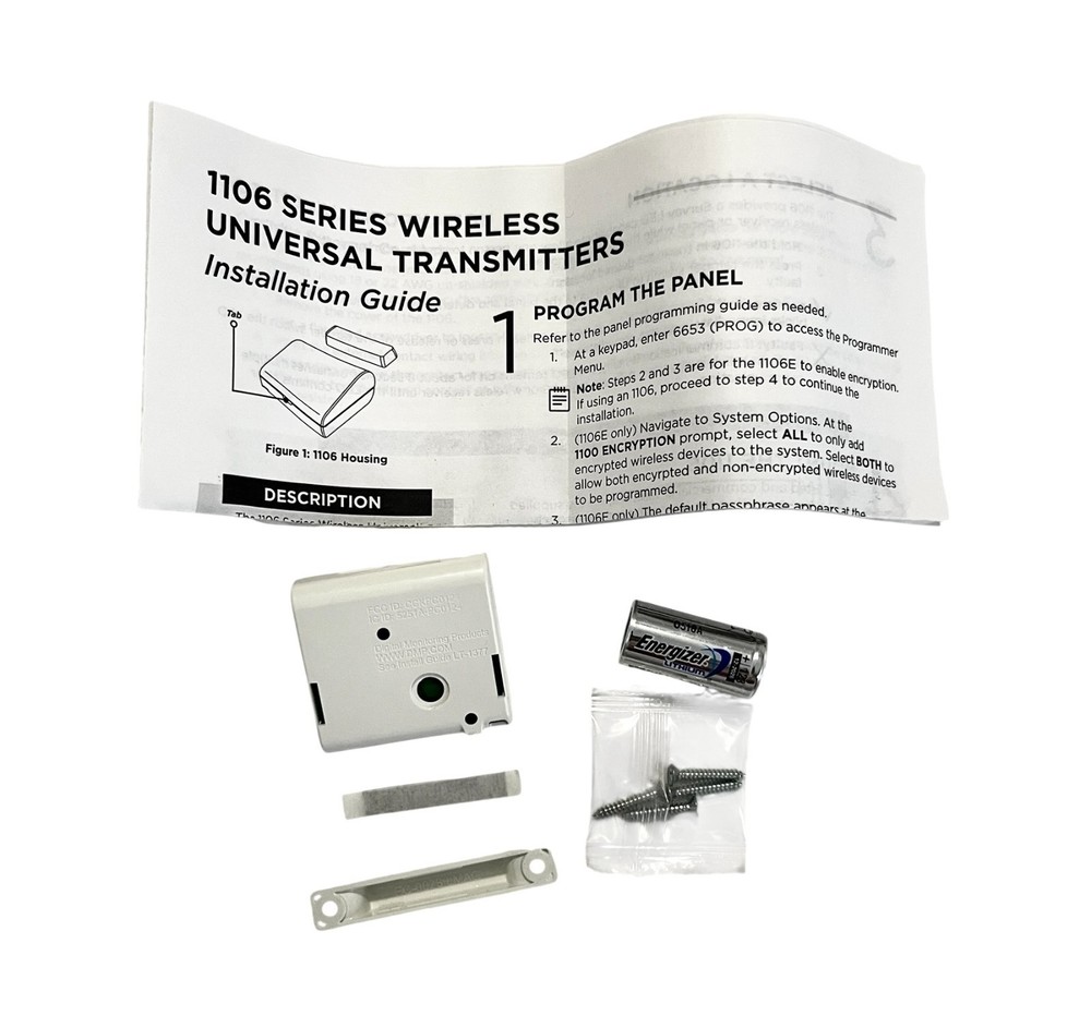 DMP 1106E-W Wireless Universal Transmitter EXT CNT White