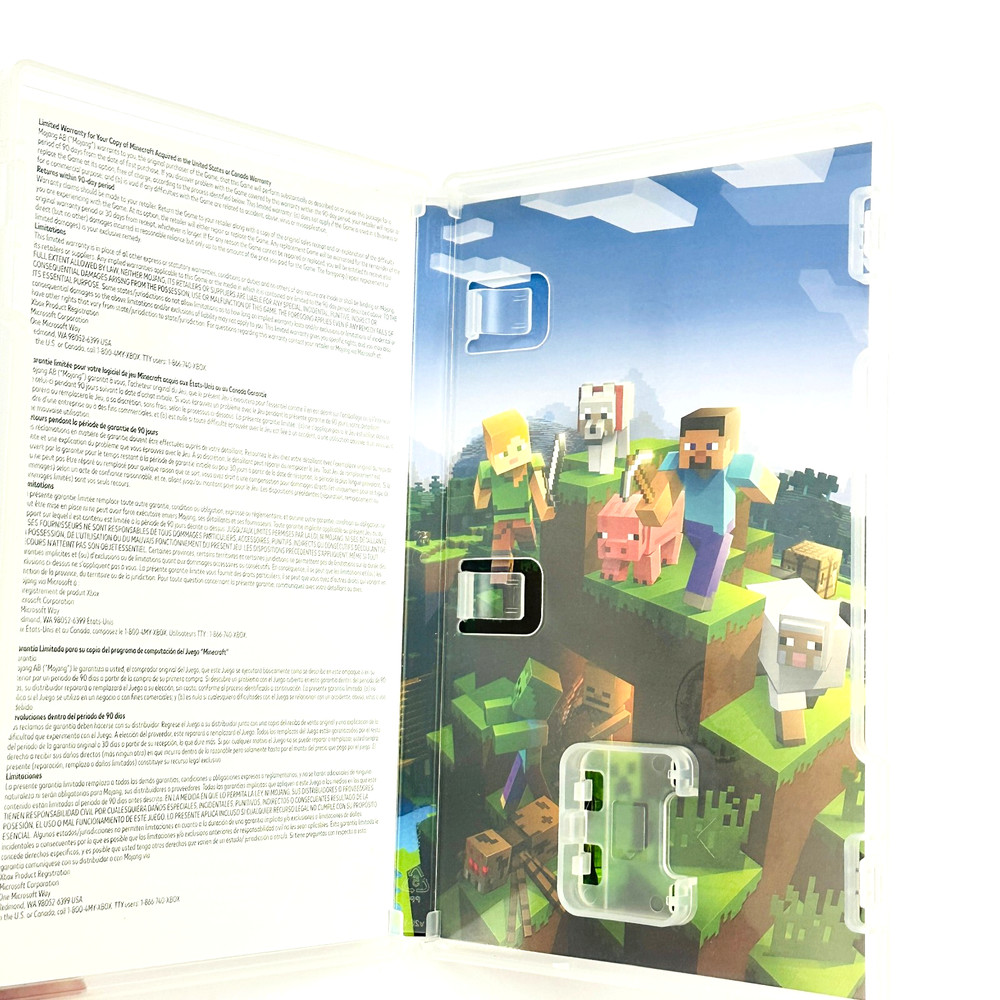 Replacement Case For Minecraft with Super Mario Mash-up for Nintendo Switch