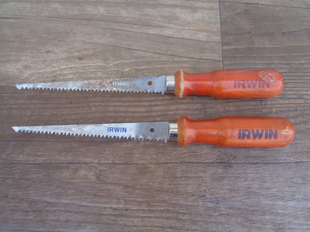 2 - Irwin Fixed Blade Drywall Jab Saws 6-1/2"