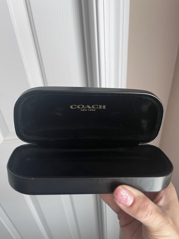 Coach Black Slim Sunglass/Eyeglass Hard Case