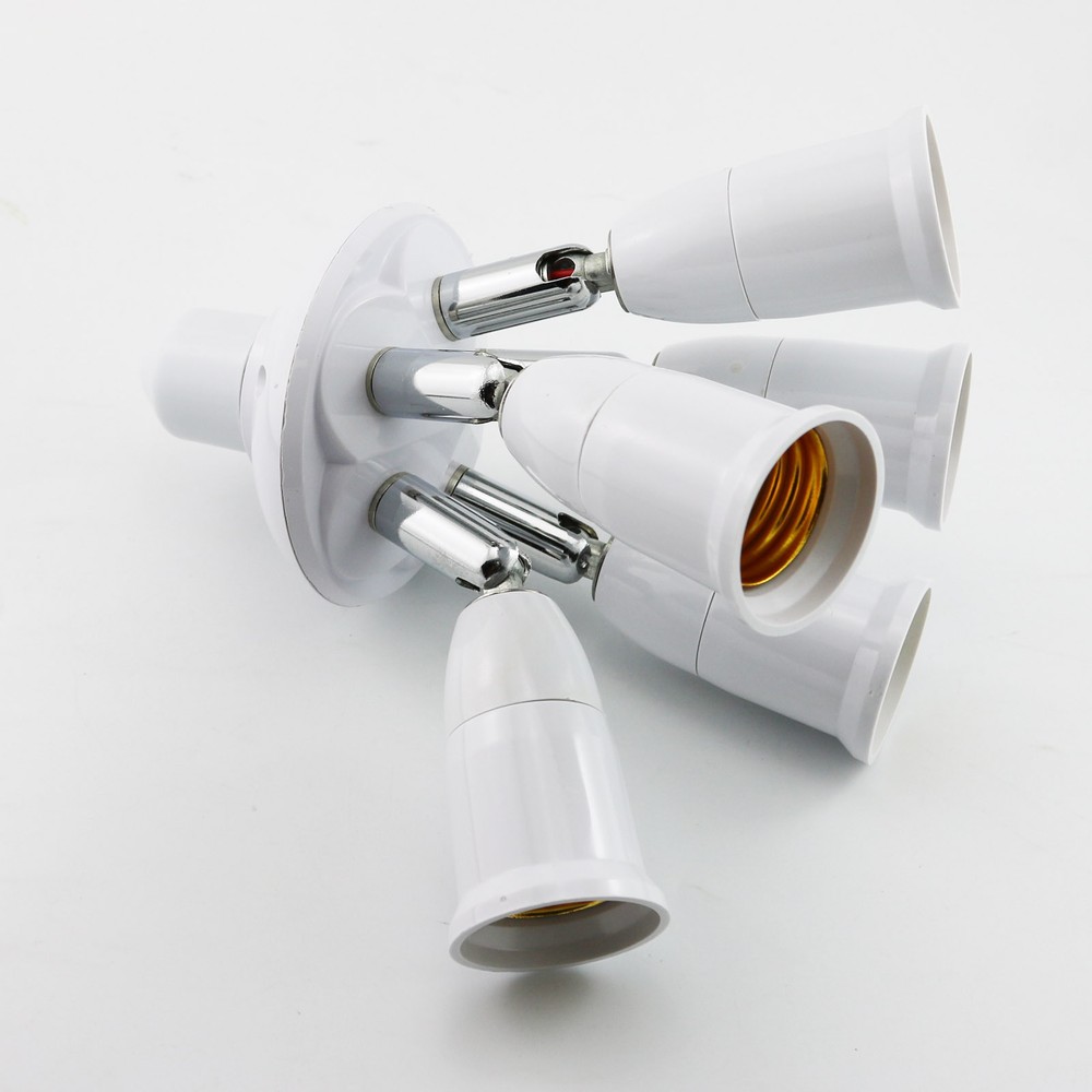 E27 1 to 2 / 3 / 5 E27 Base Socket Splitter LED Light Lamp Bulb Adapter Holder