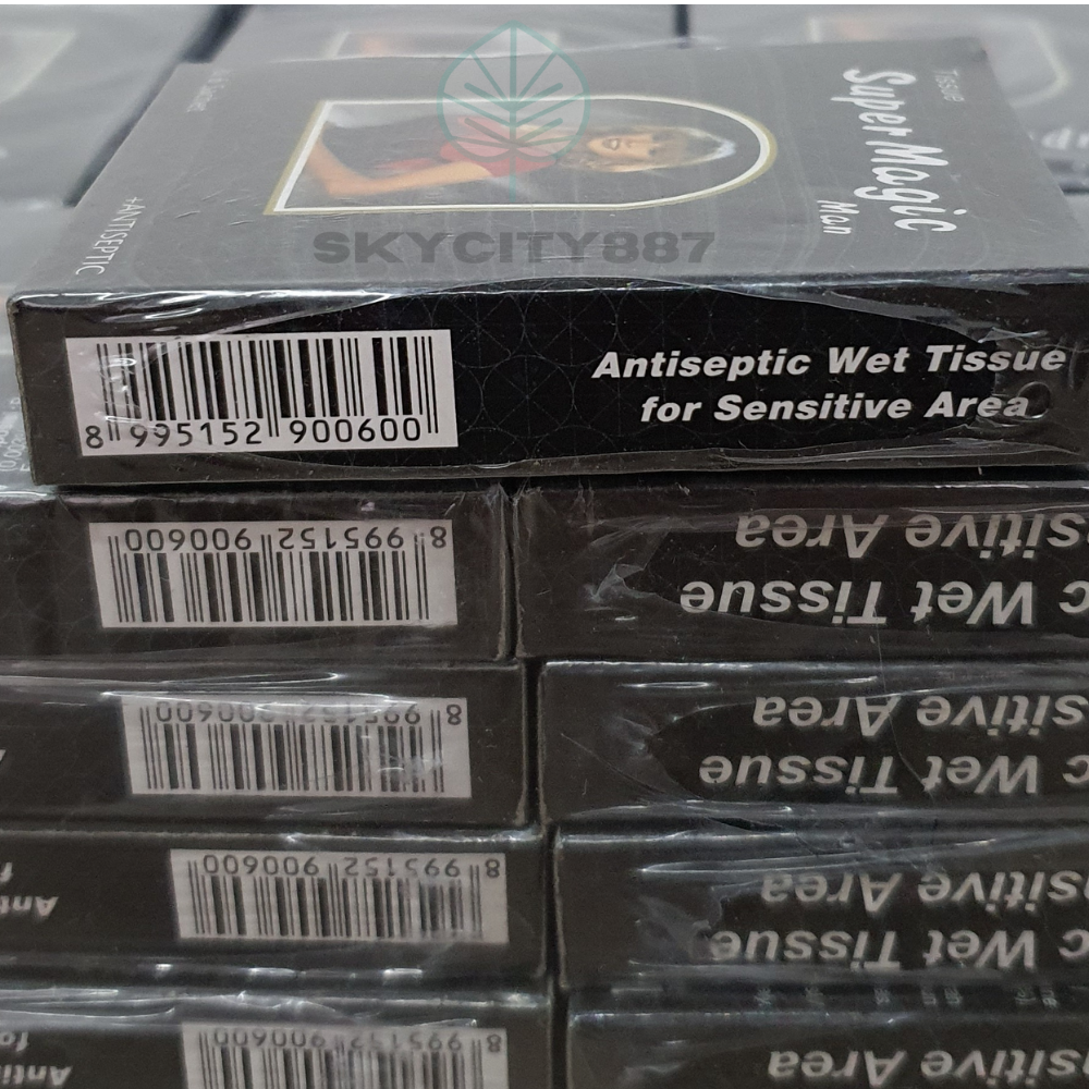 Super Antiseptic Magic Wet Tissue Longer Sex delayed ejaculation 2 box (12 pcs)