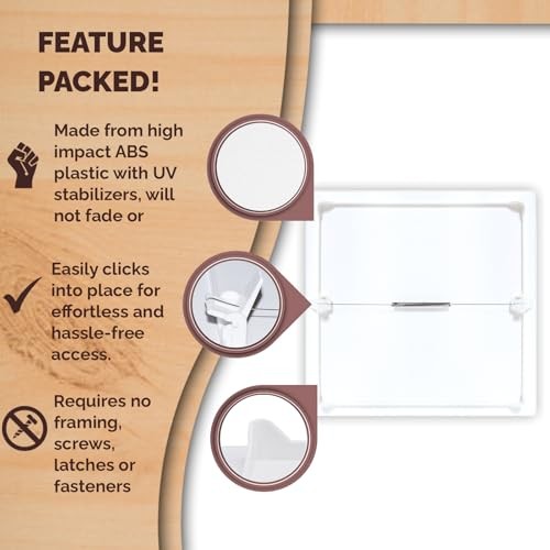Spring Access Panel 12x12 Inch for Ceiling & Drywall, Heavy-Duty 2 Pack