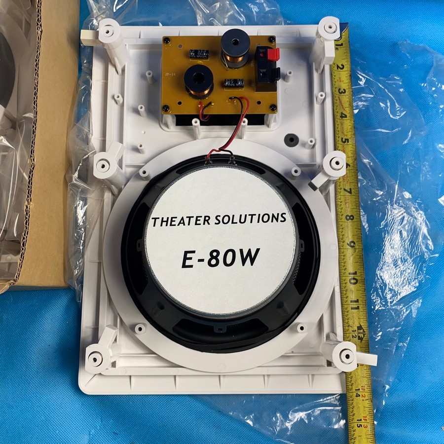 Theatre Solutions E-80W Speaker W/ Smaller Speaker