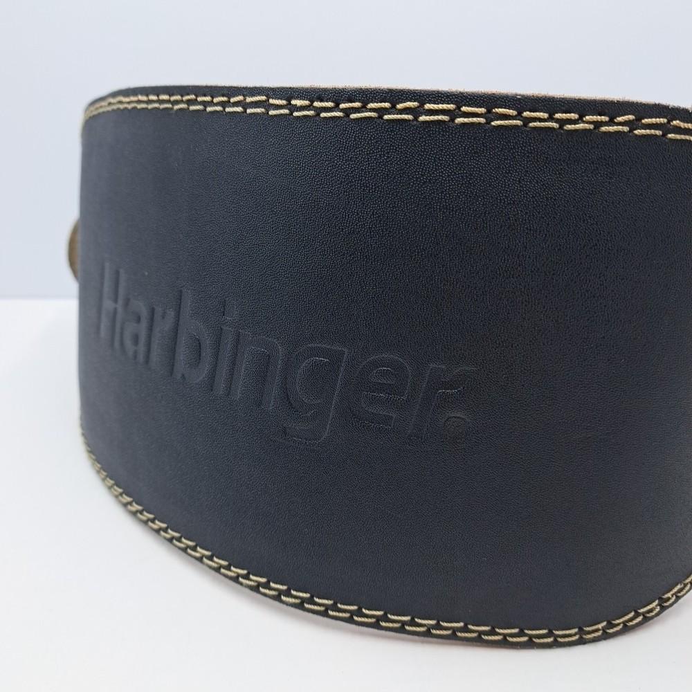 Harbinger 6" Padded Leather Weight Lifting Belt Medium