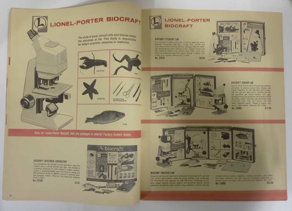 Vintage Lionel 1963 Science Catalog