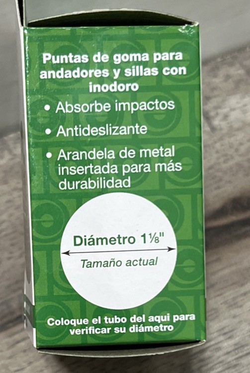 4 Essential Medical Supply Replacement Walker Commode Tips For 1 1/8" Shaft