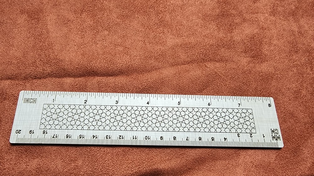 Moroccan Wooden designed Ruler
