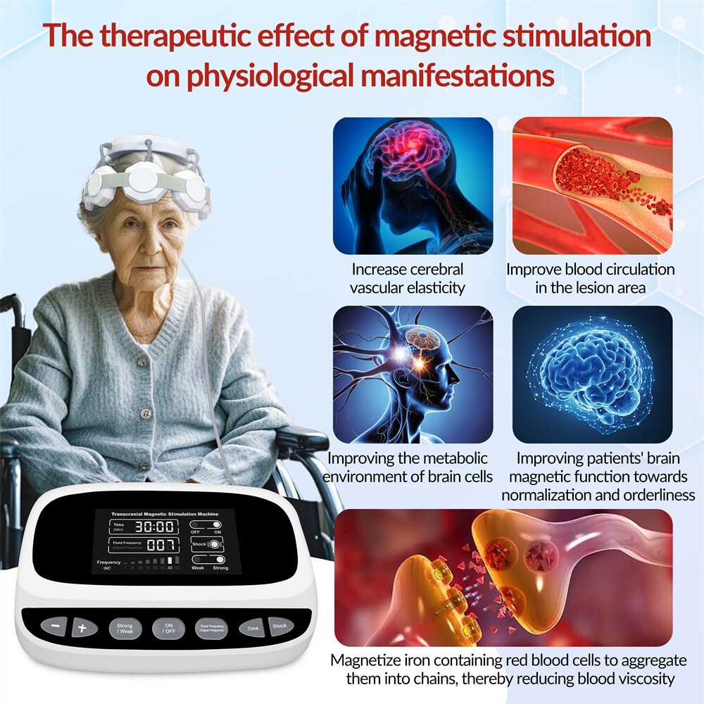 TMS Therapy Machine Brain Wellness Magnetic Stimulation Device for Schizophrenia