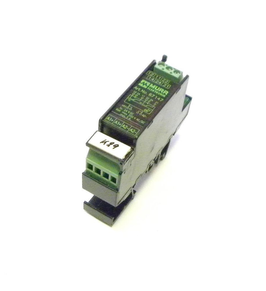 MURR ELECTRONIK  67147   RELAY MODULE 24 VDC