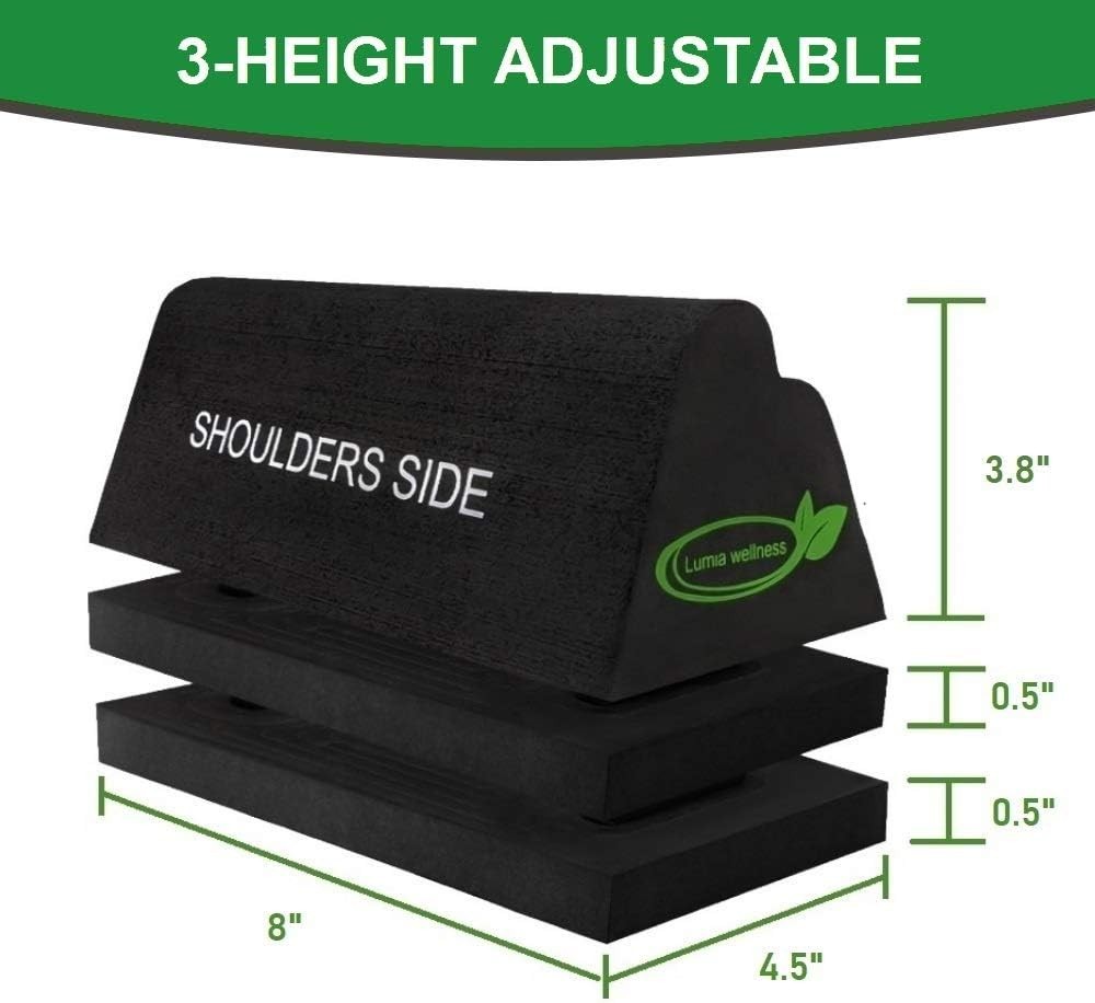 Adjustable Cervical Traction Block, Headache Relief