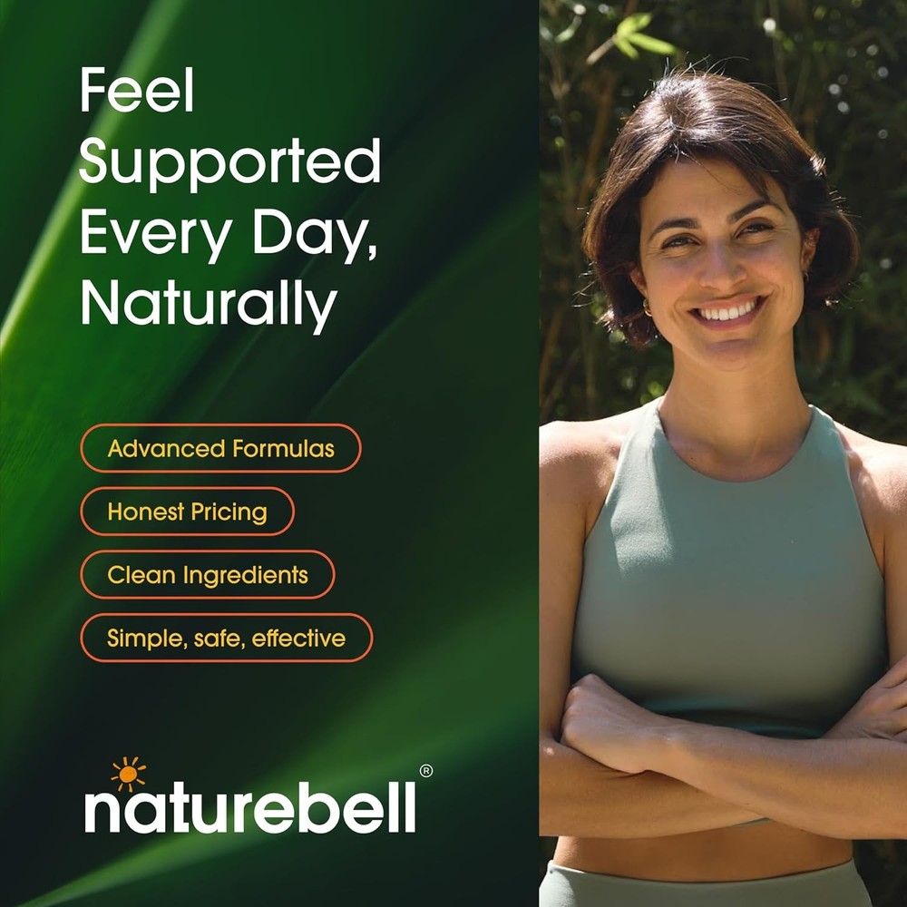NatureBell Citicoline 500mg - 120 Capsules - Brain Function Support for Adults -