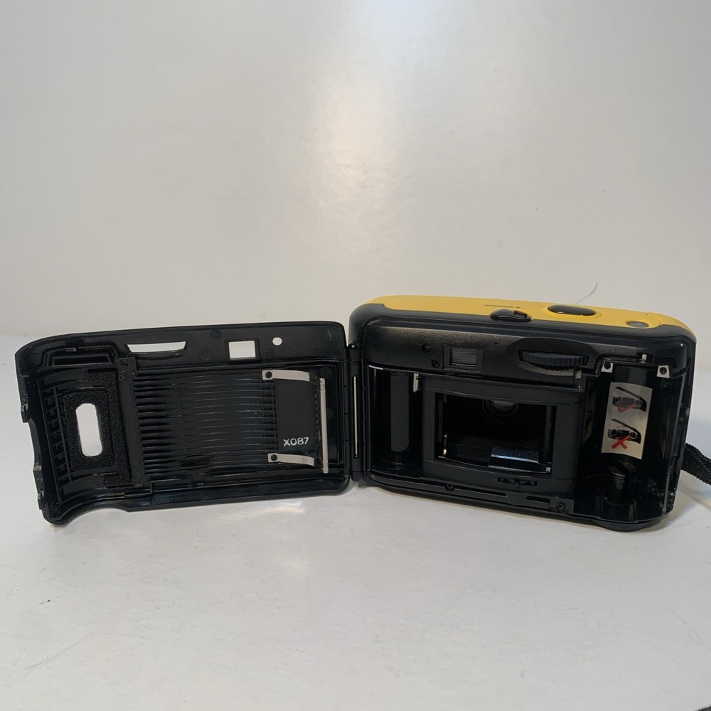 Ansco Vision Compact 35mm Panorama Yellow Camera