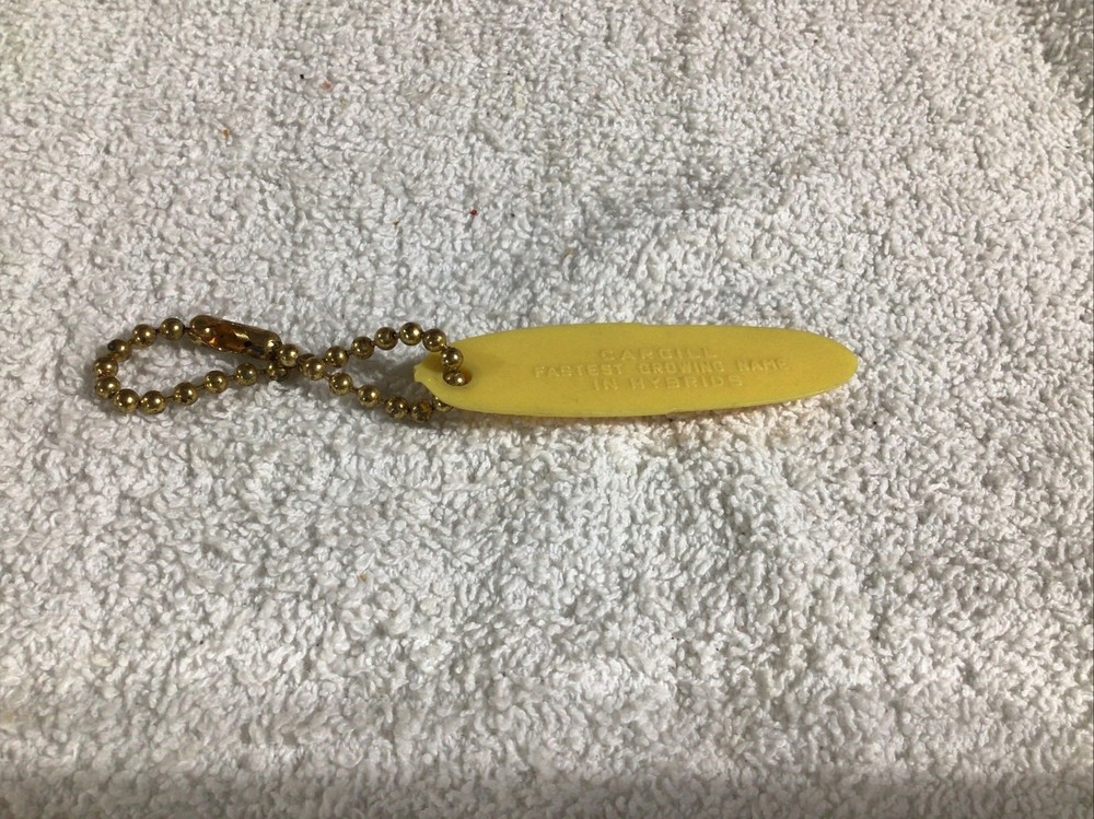 Cargill Hybrid Seed Corn Advertising Plastic Key Chain