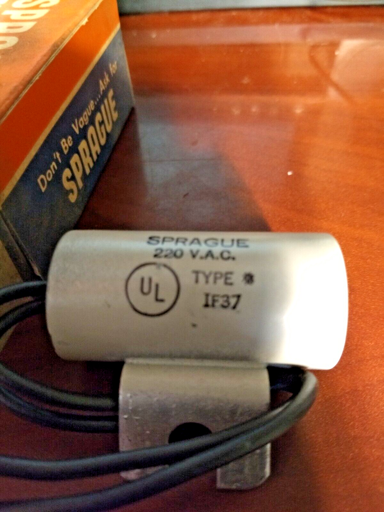 NOS Sprague Interference Filter IF-37 220 Volts AC-DC