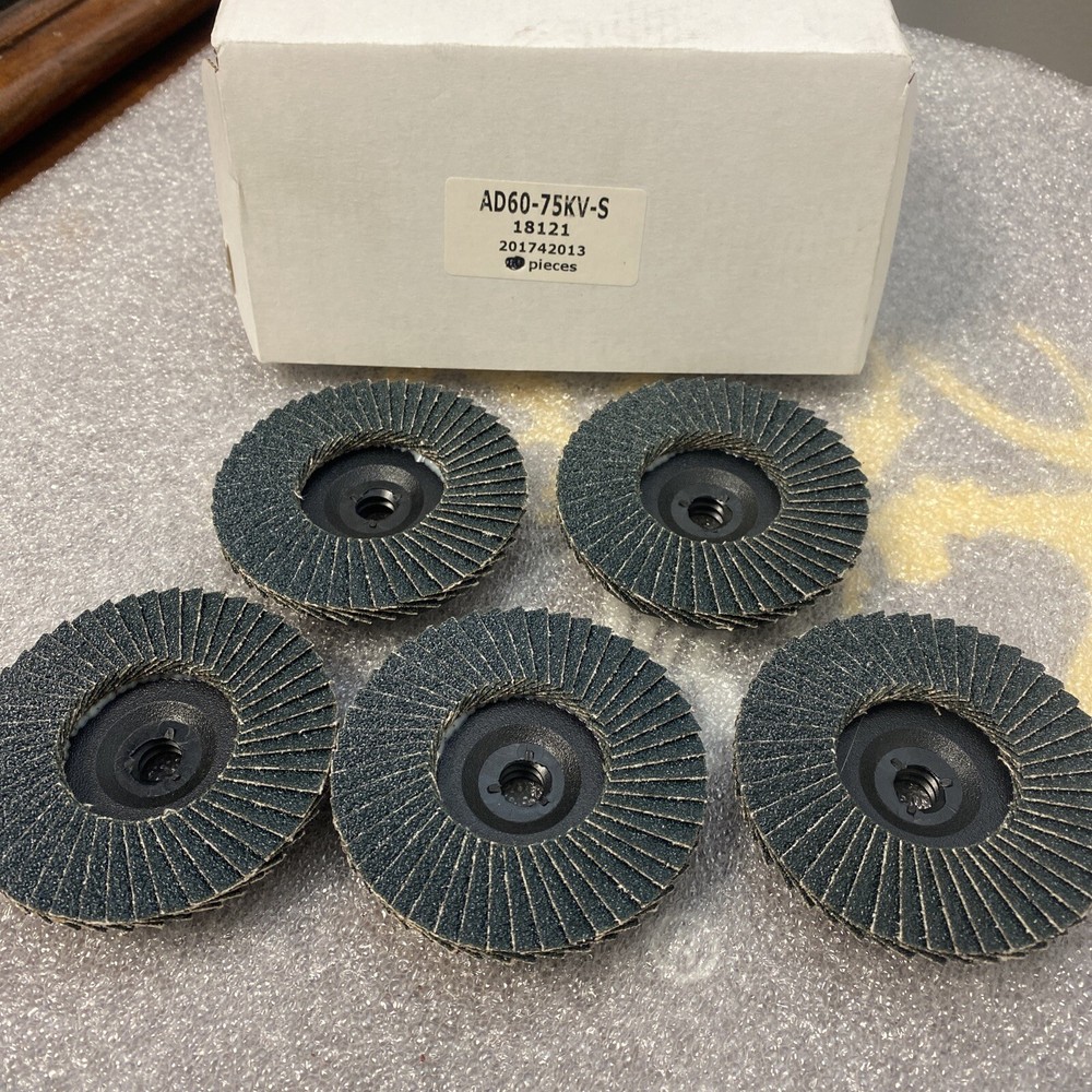 5 - 3" Type S 60-Grit Zirconia Mini Flap Disc w/Poly Backing