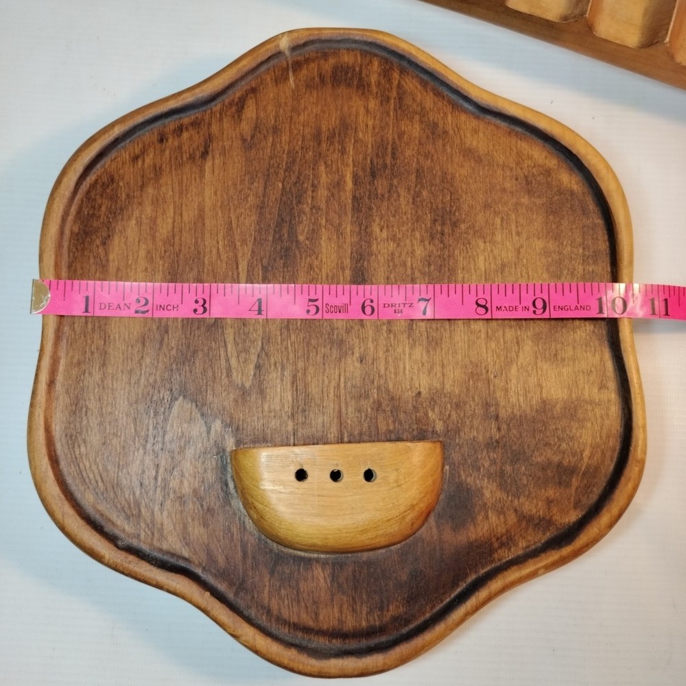 Wooden Hand Carved String Guitar *No Strings *Chip