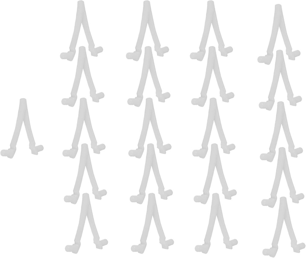 (21-Pack) AR-PRO Replacement Pool V-Clips - Brush Plastic Clips/Pool...