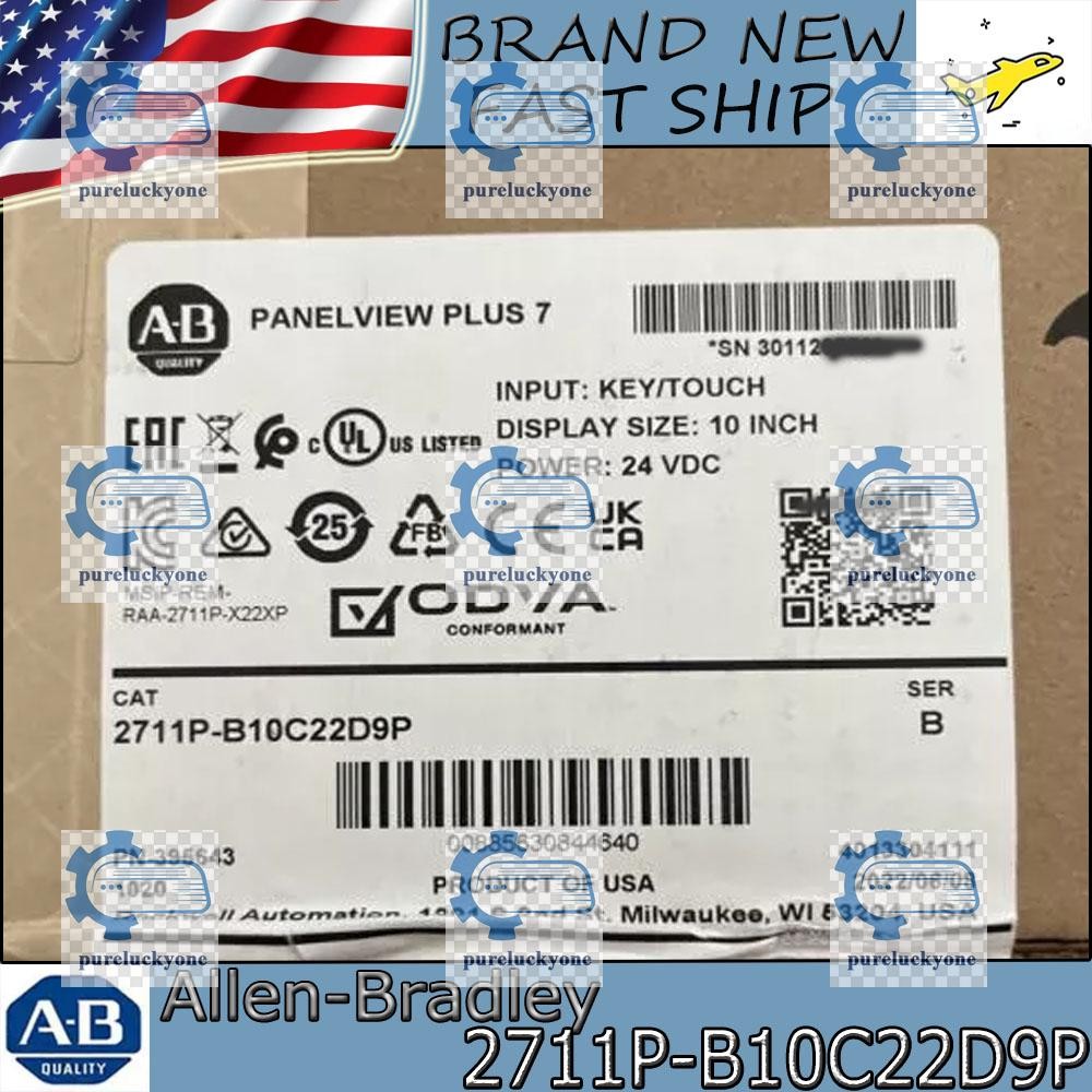 NEW PLC  New Sealed 2711P-B10C22D9P PanelView Plus 7 Terminal US Stock