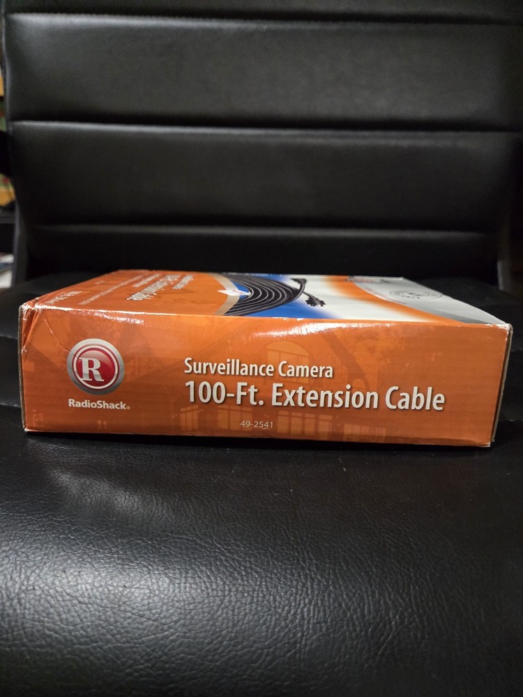 "NEW" RadioShack 49-2541 100Ft security camera extension cable Shielded